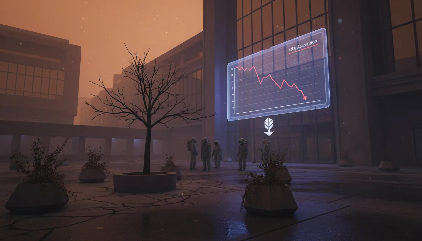 Rastliny absorbujú menej CO2, ako predpovedali klimatické modely: Nová štúdia mení pohľad na boj s otepľovaním