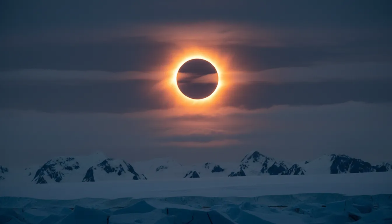 Ring of Fire Eclipse Dazzles Antarctica Today