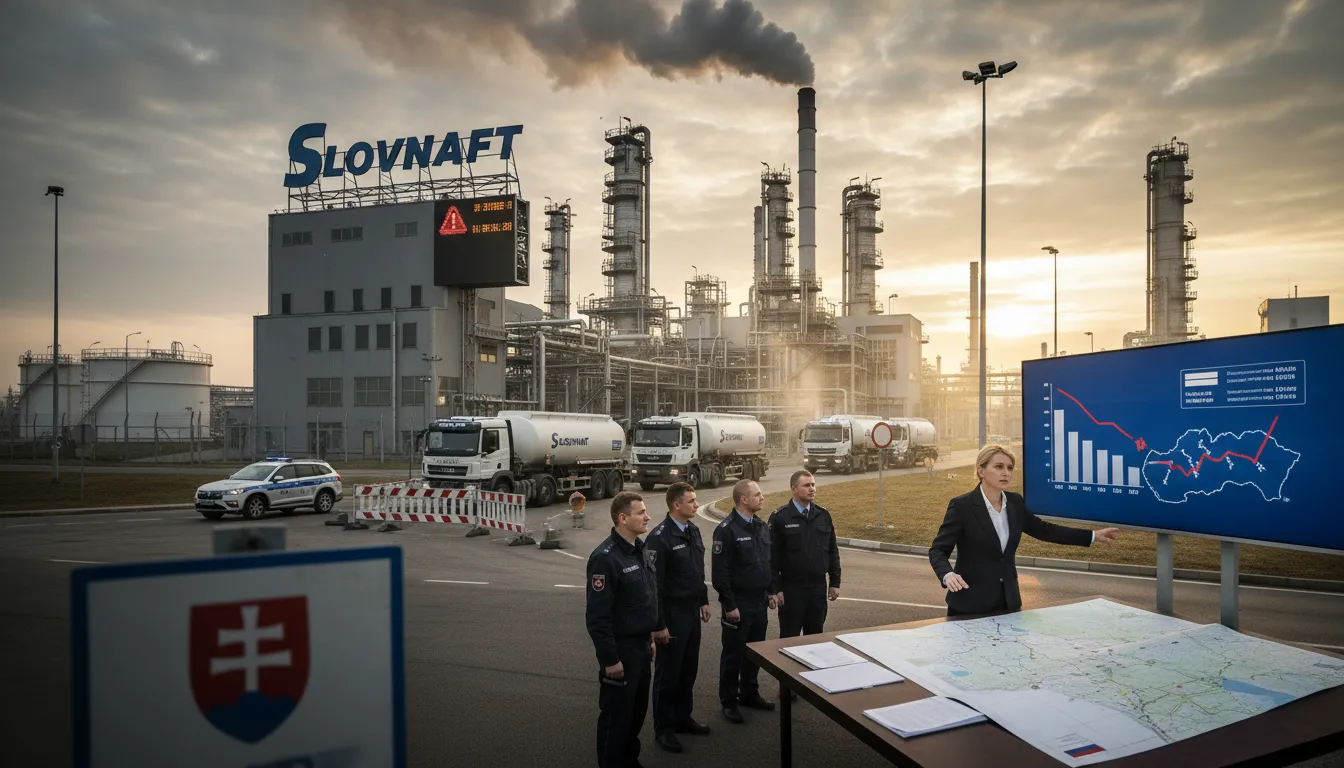 Slowakei ruft Ölnotstand für Slovnaft aus