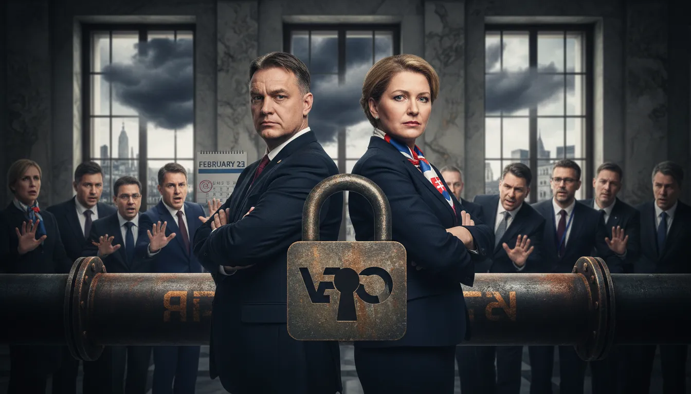 Vétó az orosz olajért: Budapest és Pozsony blokkol