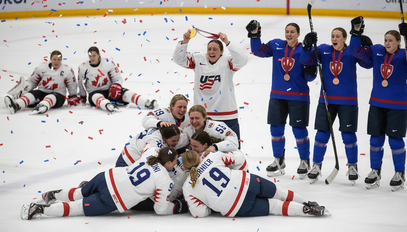 USA verteidigen Olympia-Gold im Eishockey, Sieg gegen Kanada in der Verlängerung