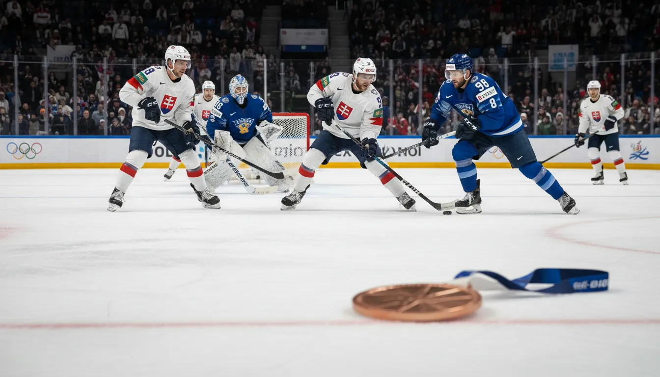 Słowacja – Finlandia: walka o olimpijski brąz