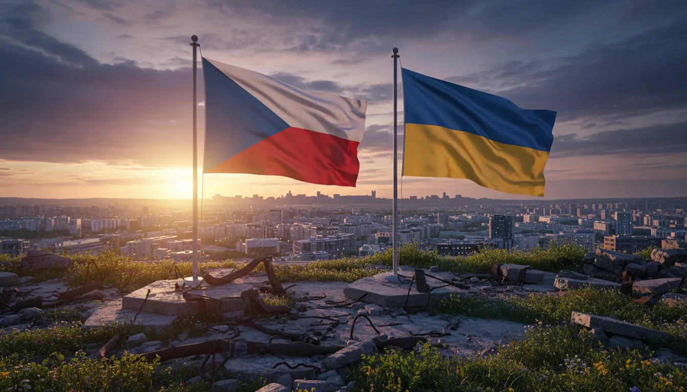 Cztery lata inwazji: Czechy niezachwianie stoją u boku Ukrainy