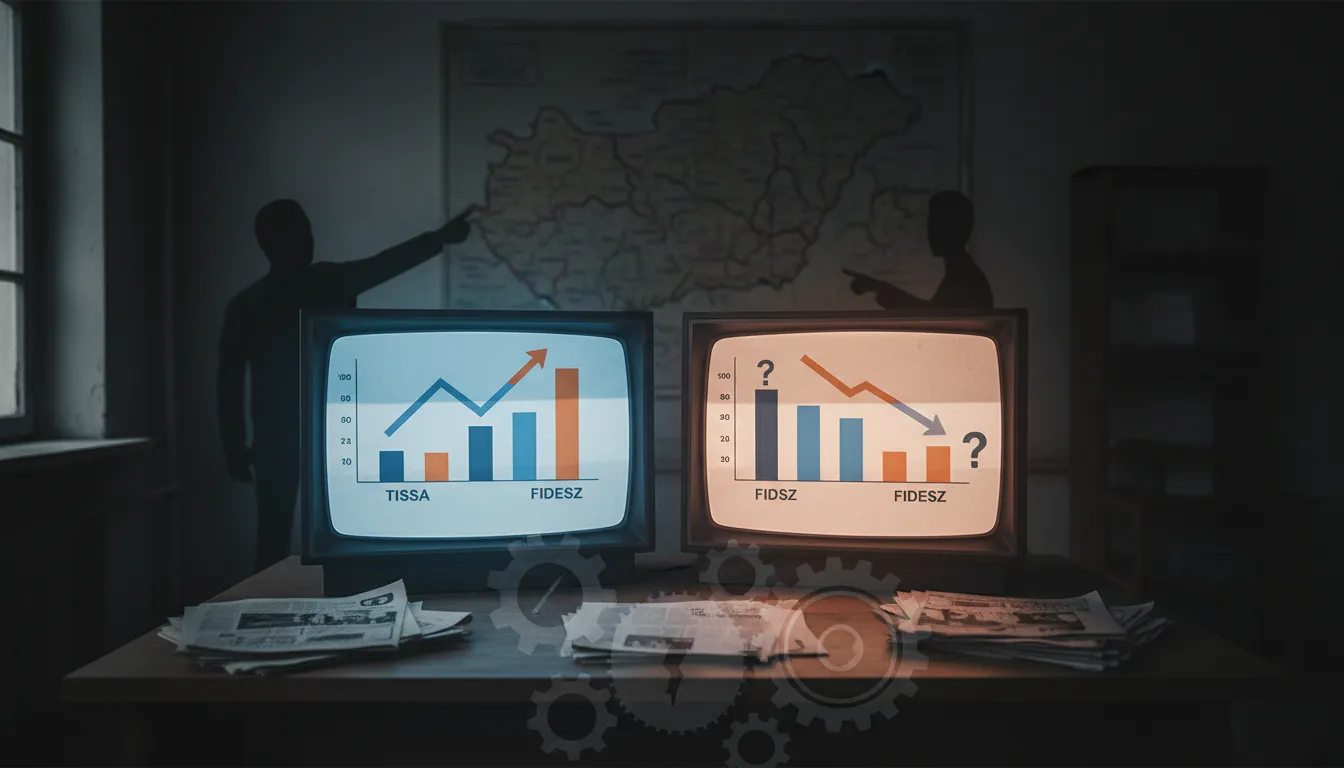 Megosztott felmérések: Fidesz vs. Tisza az április 12-i vokson