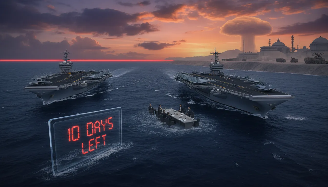 Kryzys nuklearny Iran-USA: Lotniskowce, terminy, czerwone linie