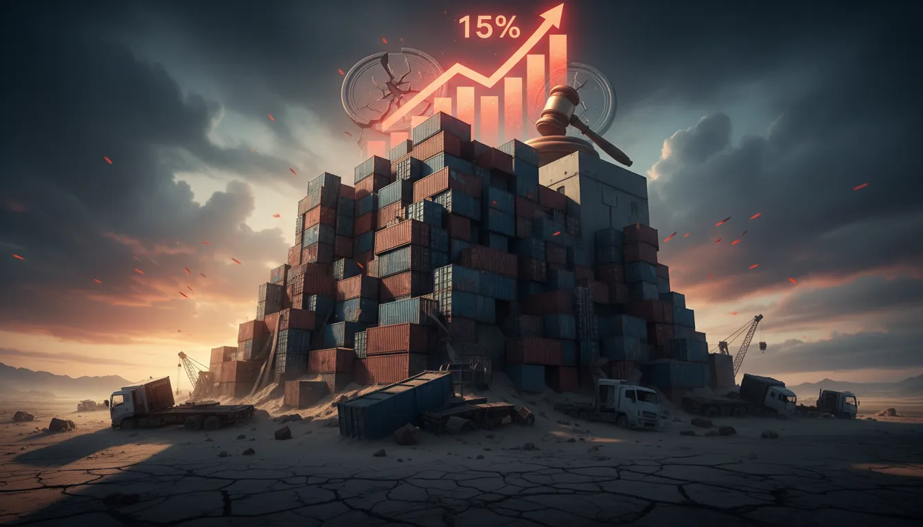 Trump podnosi globalne cła do 15% po porażce w sądzie