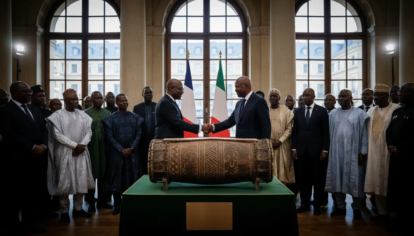 Franciaország visszaadja a Djidji Ayôkwé dobot Elefántcsontpartnak