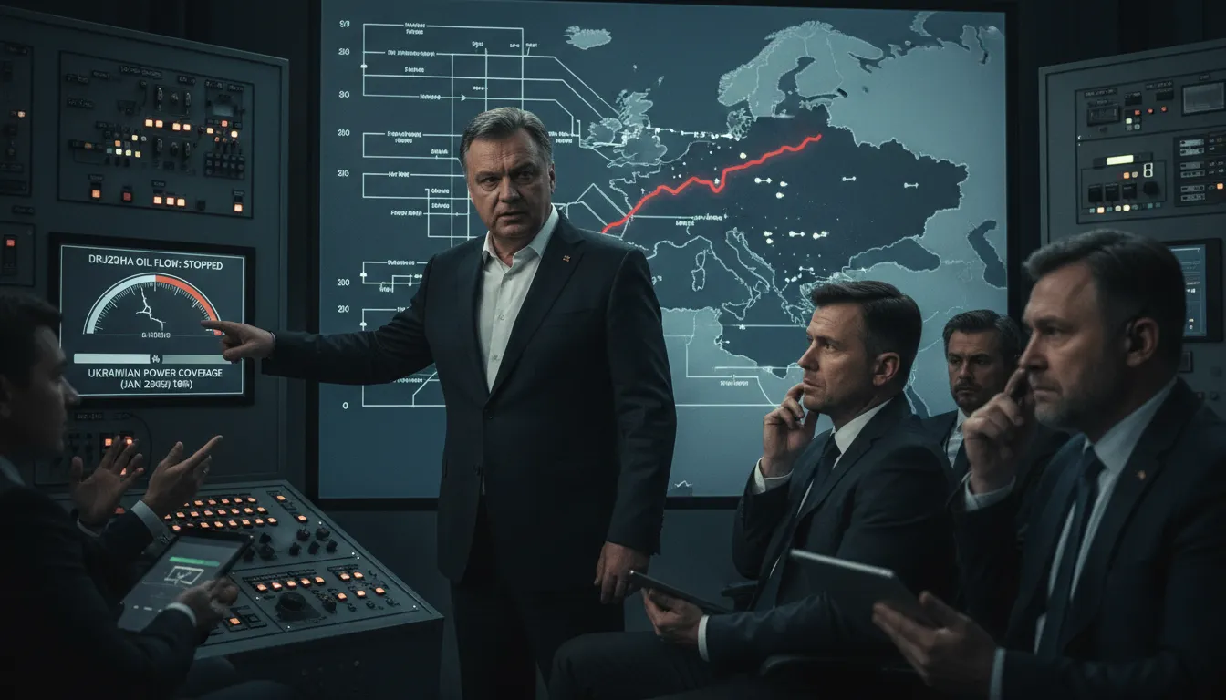 Fico stoppt Stromlieferungen an die Ukraine: Streit um Öl aus Druschba