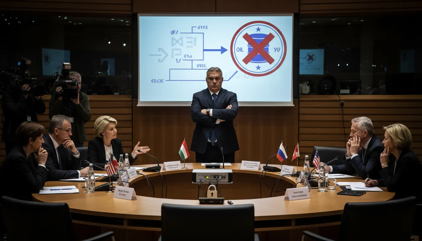 Spor o ropovod Družba: Orbán blokuje 20. balík sankcí EU