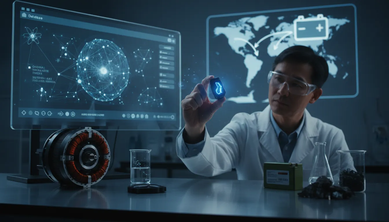 Mesterséges intelligencia 25 új mágnest fedezett fel, csökkentve az elektromos autók ritkaföldfém-függőségét