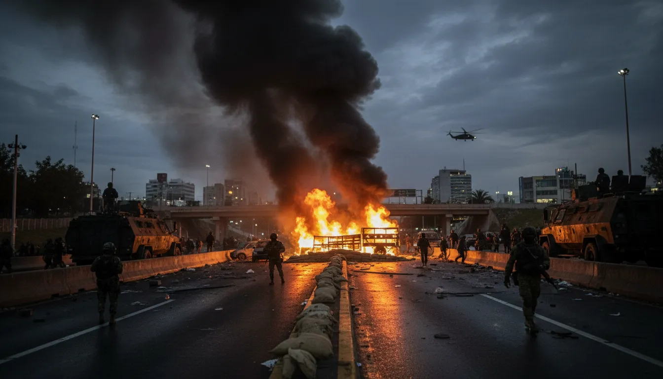 Meksyk likwiduje El Mencho; CJNG rozpętuje chaos