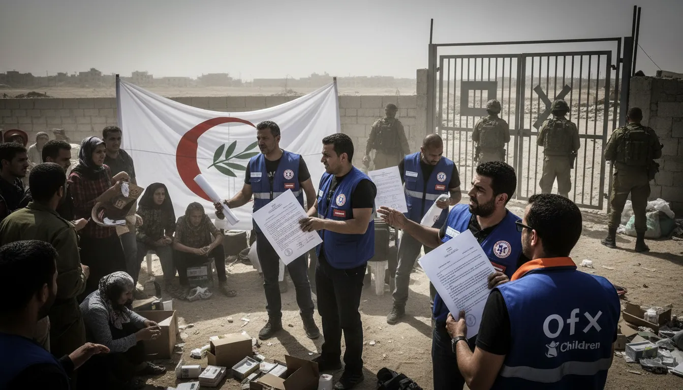 Kryzys humanitarny w Gazie: 17 organizacji kwestionuje izraelski zakaz działalności