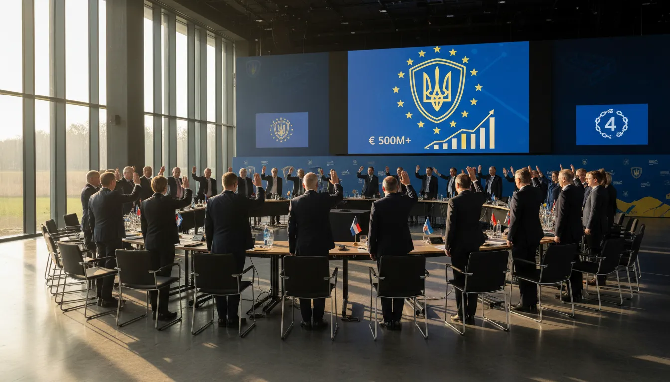 30 Nemzetből Álló Koalíció Erősíti Ukrajna Támogatását a Háború 4. Évében