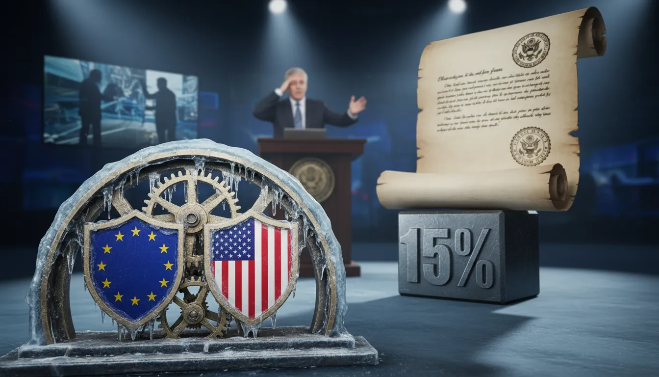 UE zamraża umowę handlową z USA po podwyższeniu ceł przez Trumpa do 15%