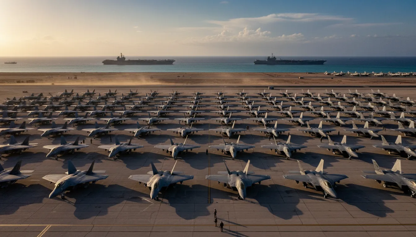 Nukleáris patthelyzet: az USA 150 harci gépet csoportosít át Irán közelébe