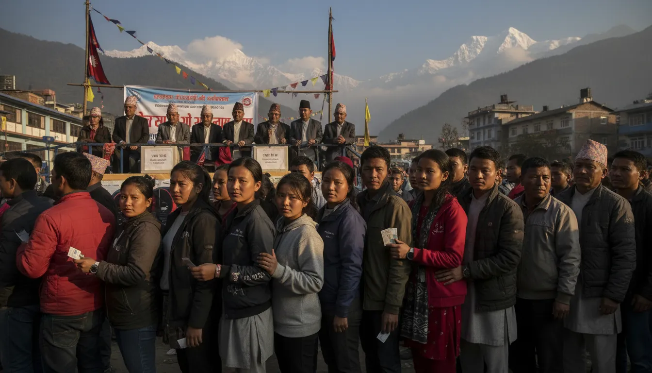 Nepál szavazóurnákhoz járul a Z generációs forradalom után