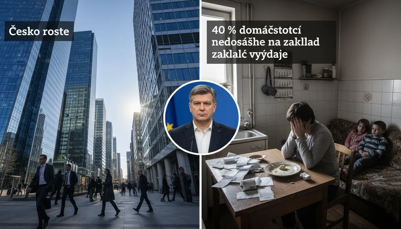 Czechy rosną w siłę, ale 40% gospodarstw domowych nie stać na podstawowe wydatki