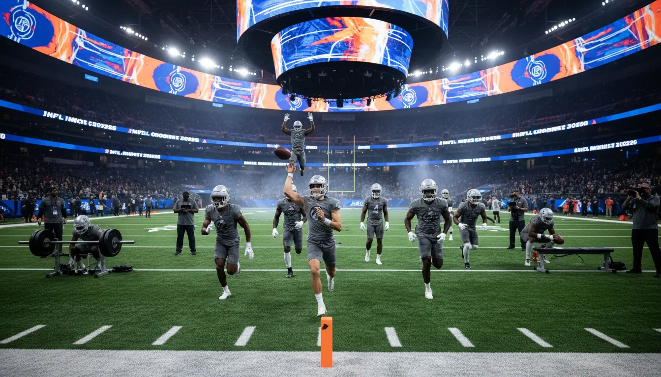 NFL Combine 2026 : Indianapolis, théâtre des espoirs de la Draft