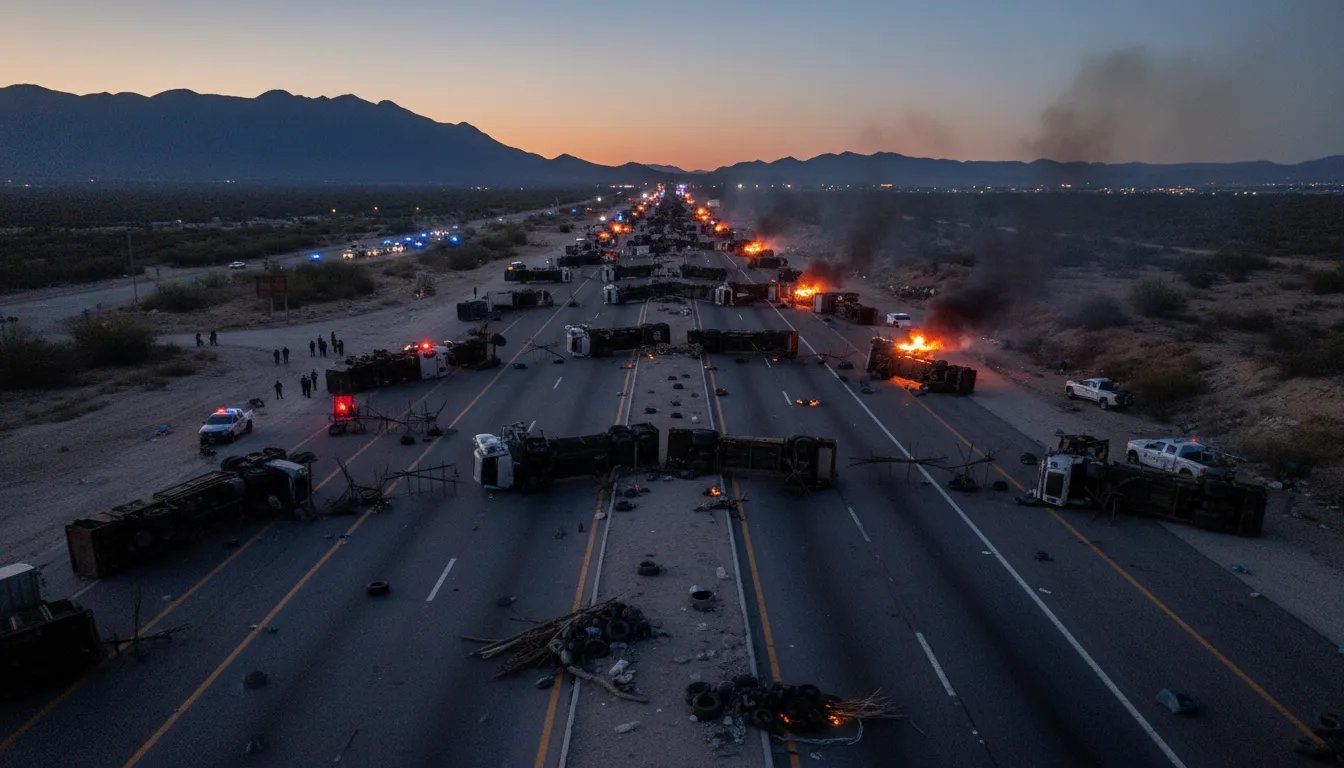 Mexikó megbénul El Mencho likvidálása után: 250 útzár