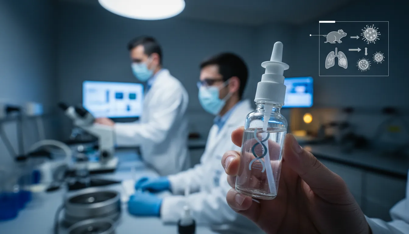 Stanfordska szczepionka w sprayu chroni przed COVID i grypą