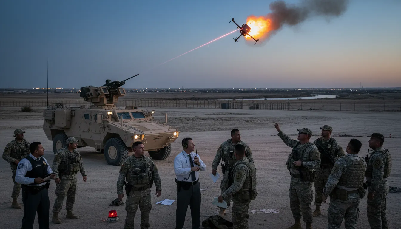 Katonai lézer lőtt le saját drónt Texasban, ami rávilágít a szervezetlenségre