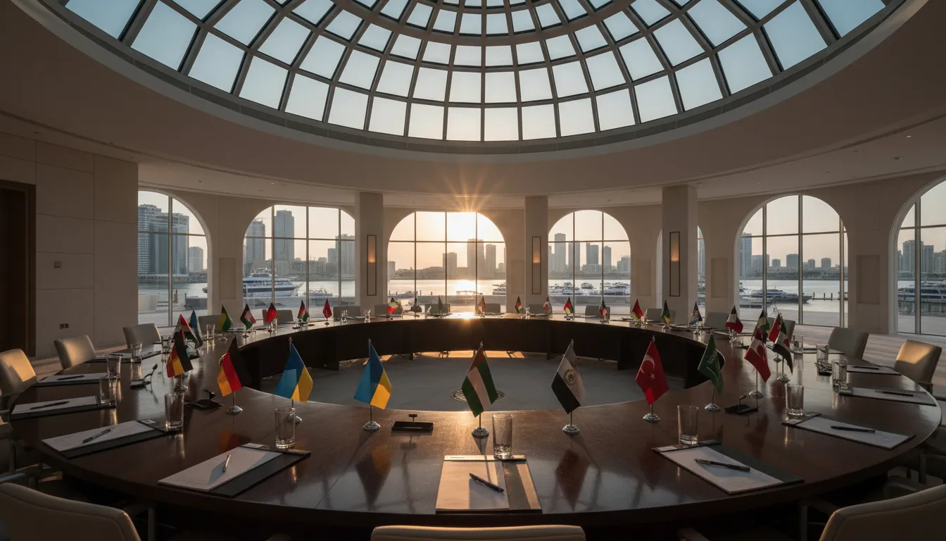 Ukrán béketárgyalások Abu Dhabiba kerülnek, miközben közeleg a júniusi határidő