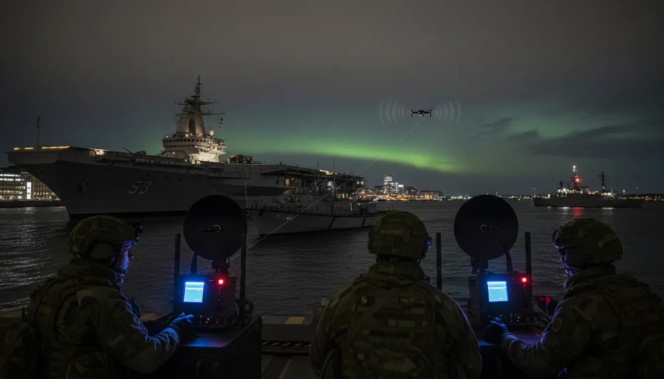 Svédország zavarta egy francia repülőgép-hordozót célzó orosz drónt