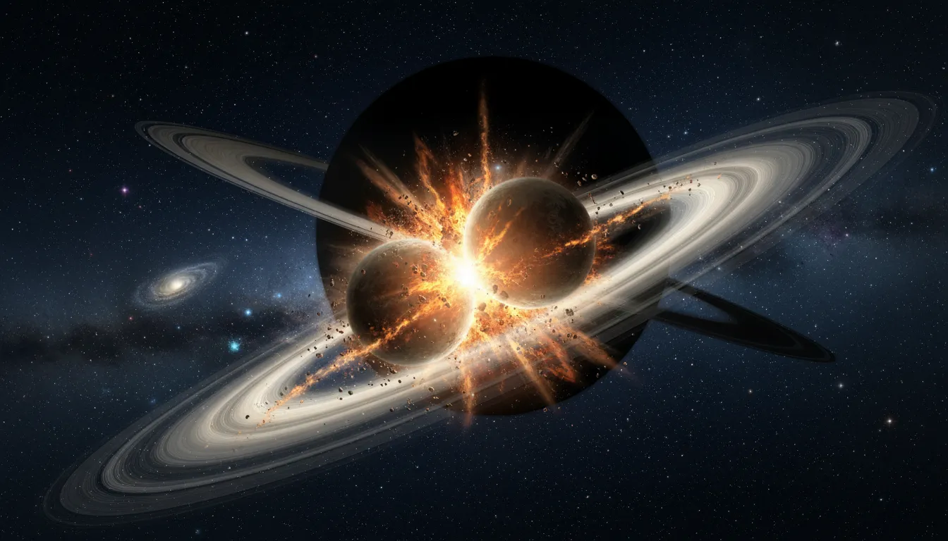 Kosmiczna kolizja ukształtowała Tytana i pierścienie Saturna