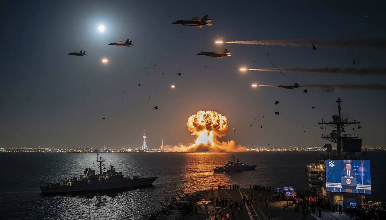 Az USA és Izrael közös katonai csapásokat mér Iránra