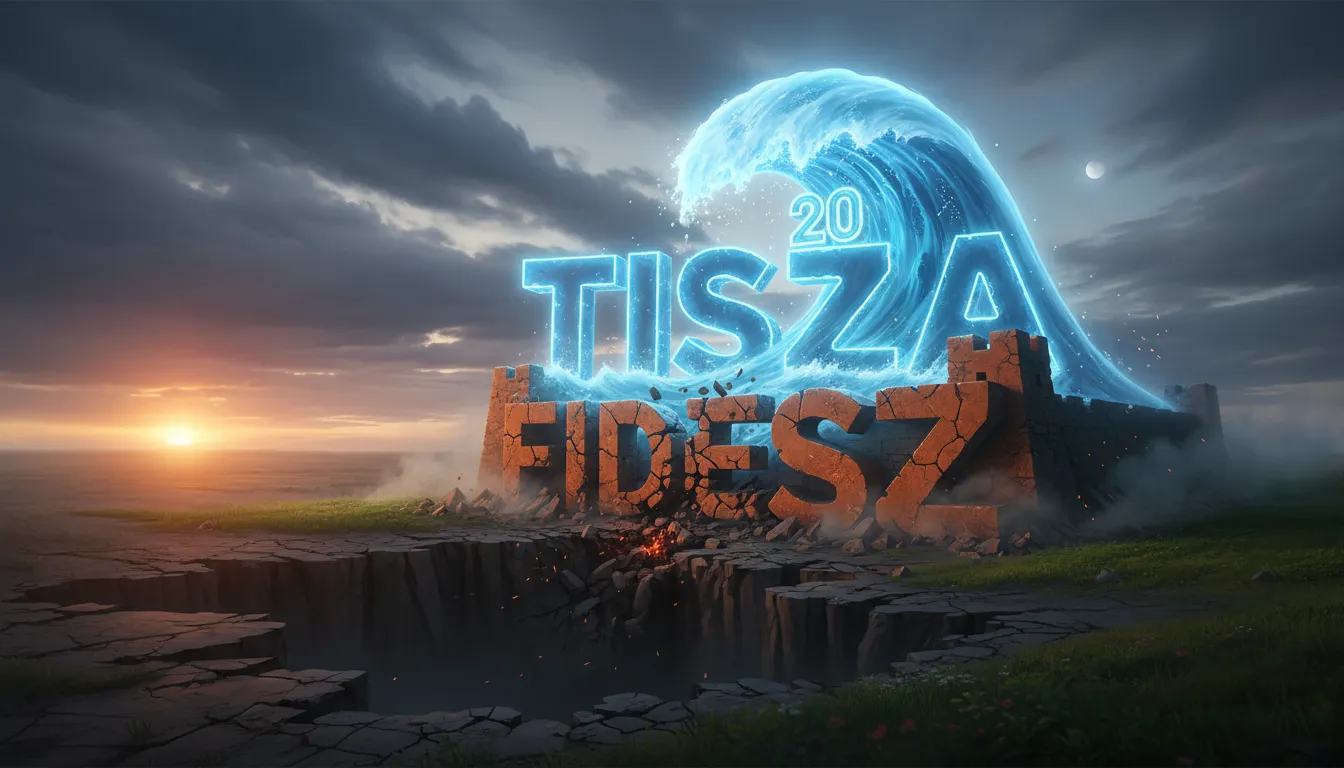 Tisza z 20-punktową przewagą – Fidesz w odwrocie