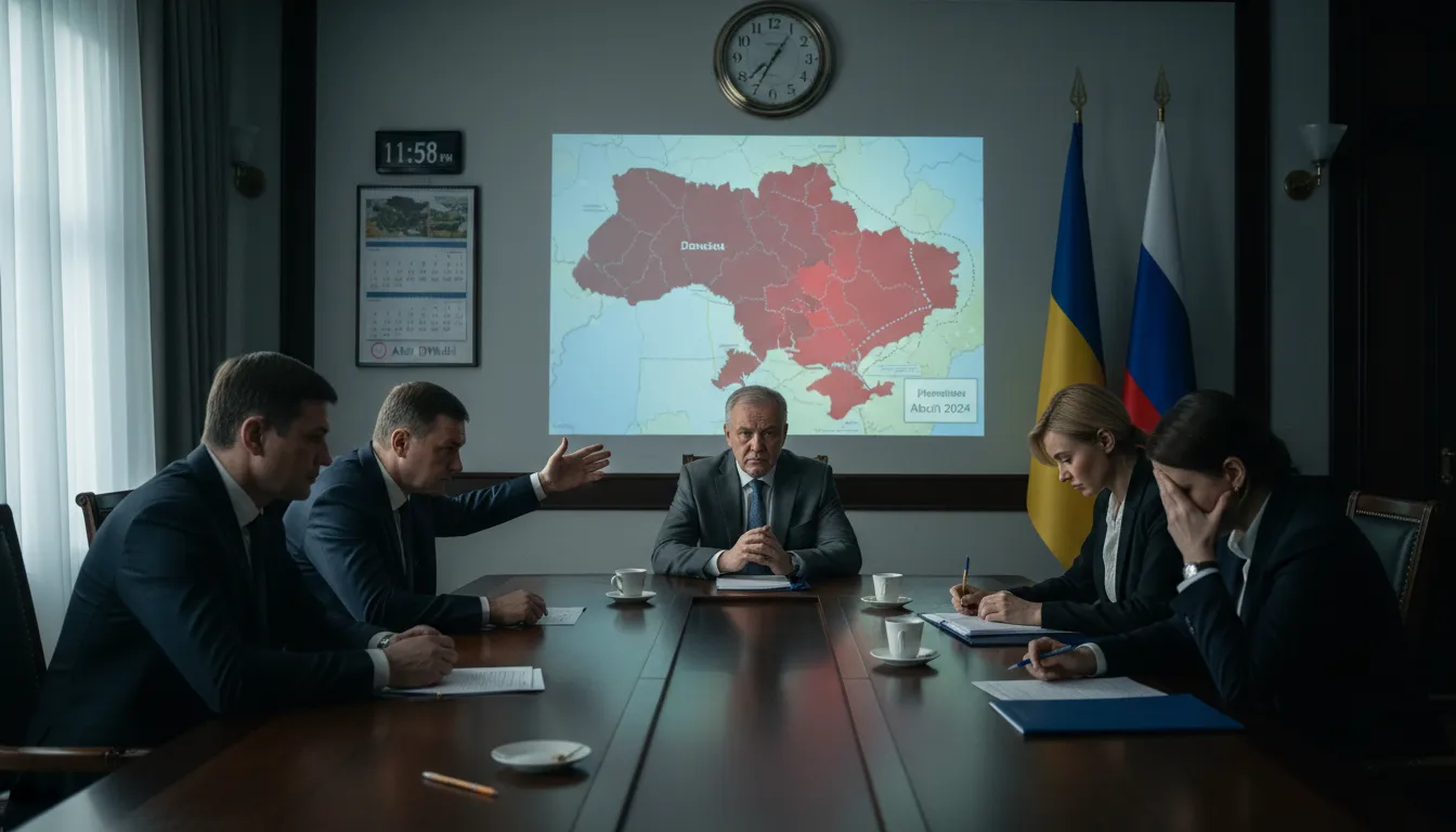 A Donbász miatt a szakadás szélén az ukrán béketárgyalások