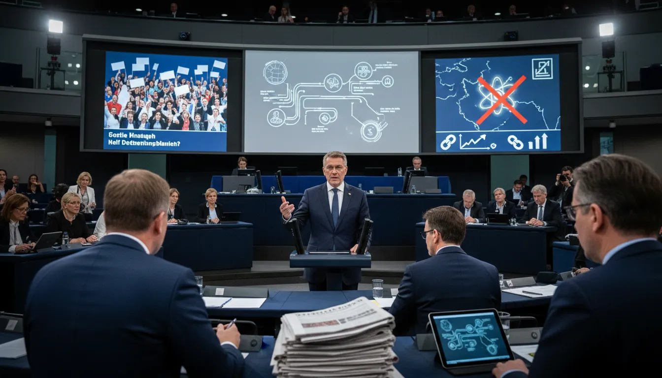 Merz „a konfliktus utáni időszakra” szóló tervet sürget Iránnal kapcsolatban