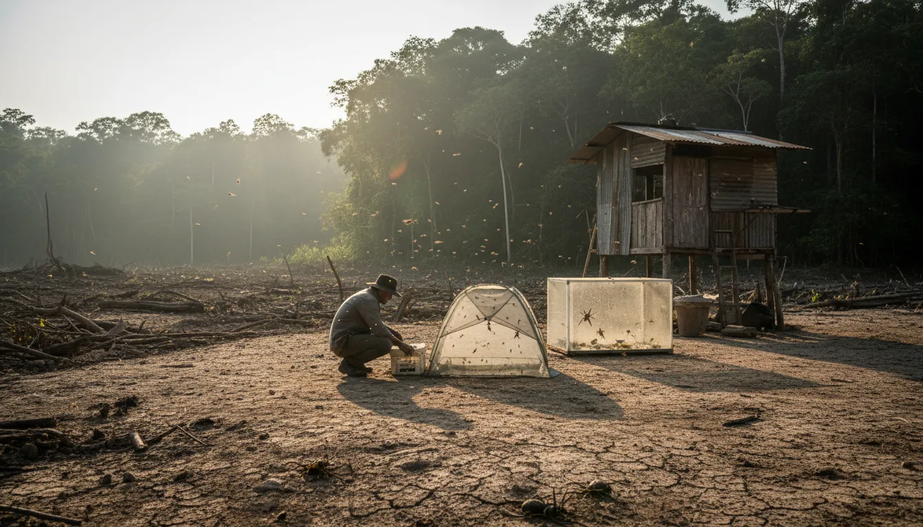 Amazonasi rovarok a szakadék szélén: a halálos hőség arca