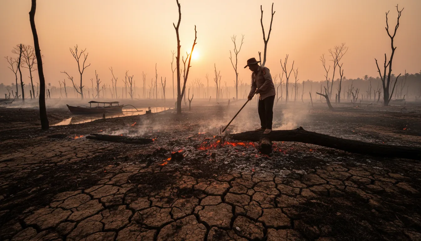 Ako fungujú tropické rašeliniská – a prečo horia