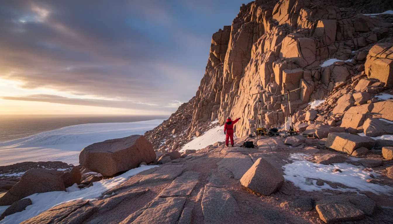 Pod ľadom Antarktídy objavili obrovský granitový masív