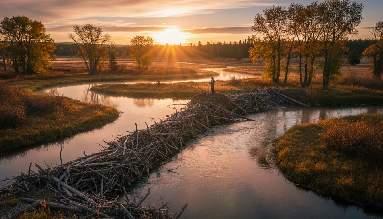 Ako bobrie priehrady ukladajú uhlík a pretvárajú rieky
