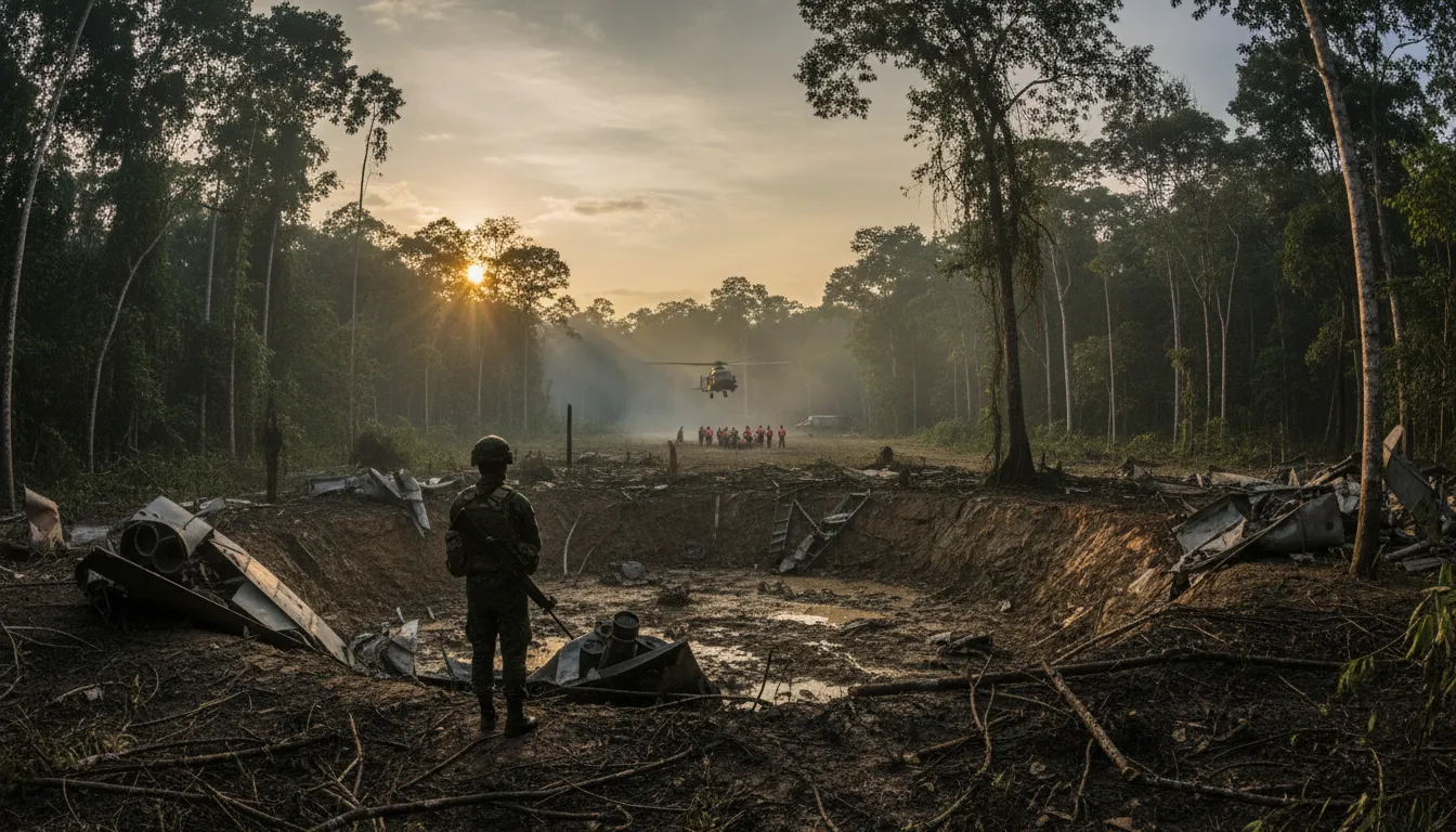Kolumbia: 69 mŕtvych pri havárii vojenského lietadla C-130