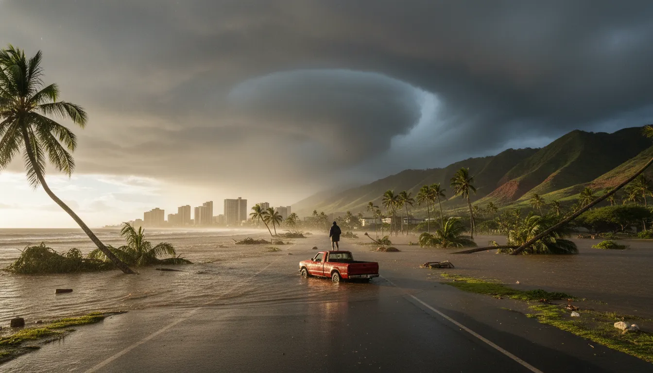 Čo je to Kona Low a prečo spôsobuje záplavy na Havaji