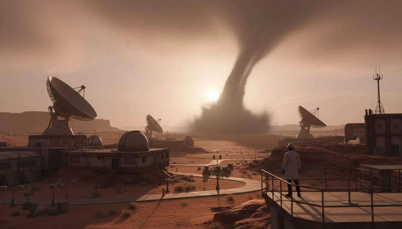 Cómo las tormentas de polvo crean electricidad en Marte