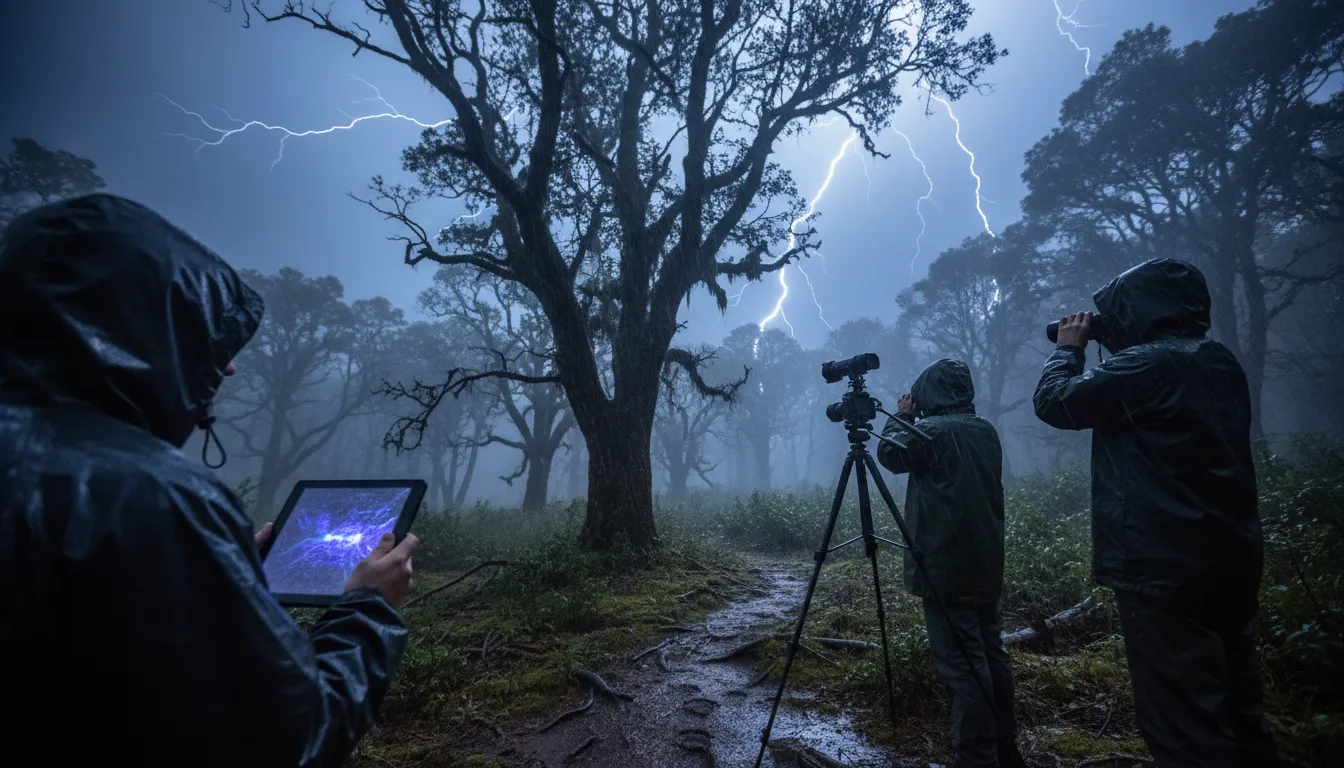 How Corona Discharge Works—Trees Glow in Storms